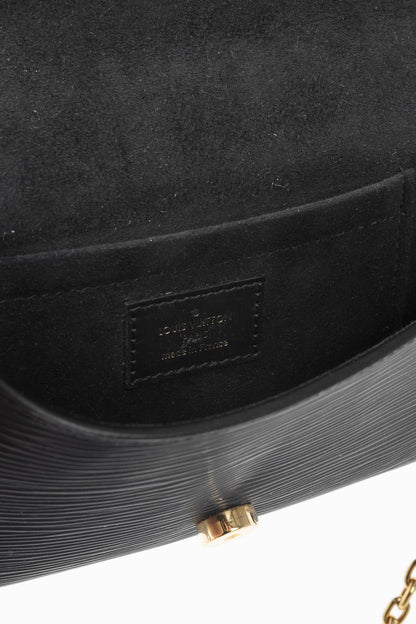 Louis Vuitton Padlock on Strap Black Epi Crossbody Belt Bag