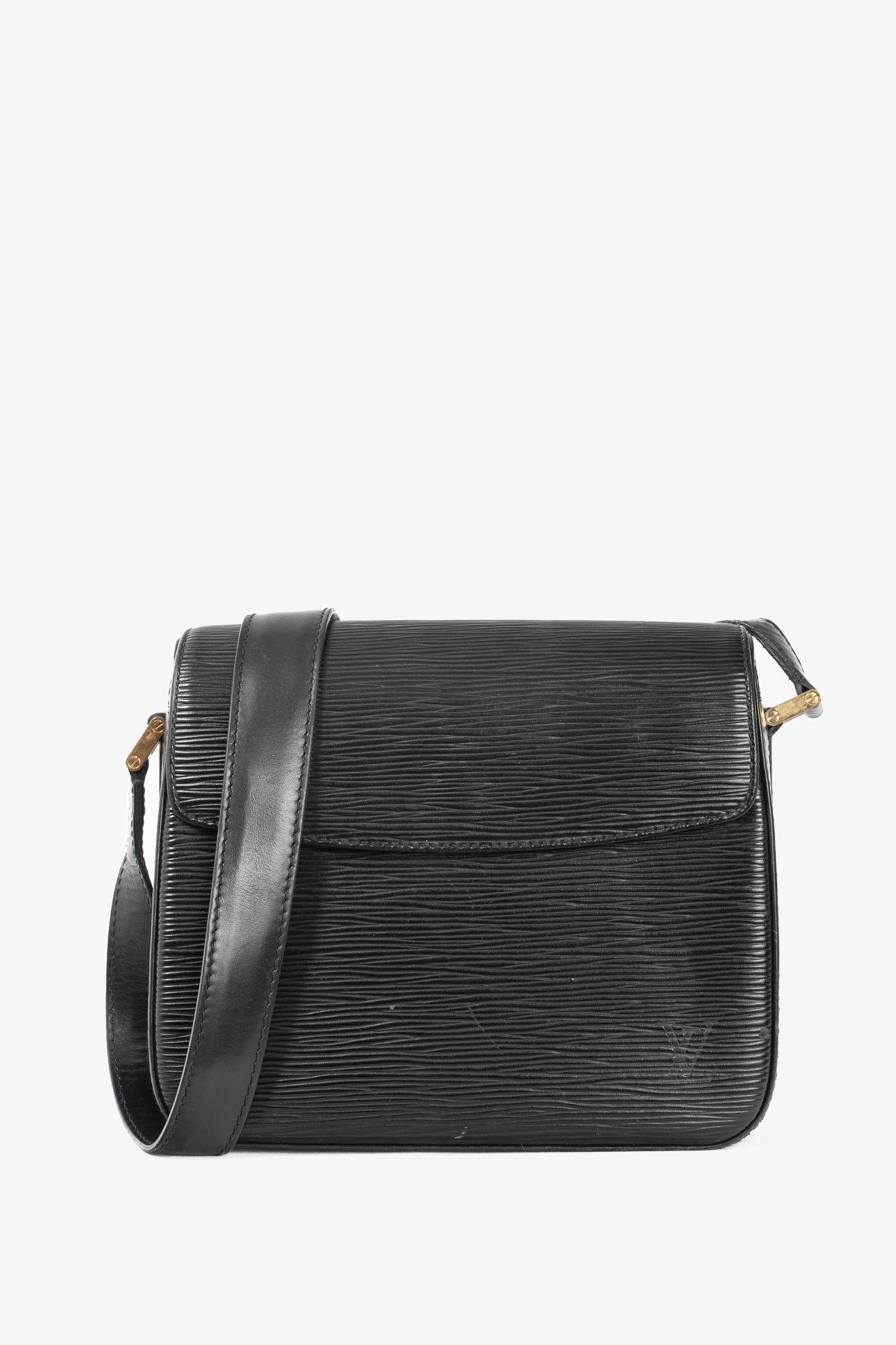 Louis Vuitton Buci Black Epi Leather Shoulder Bag
