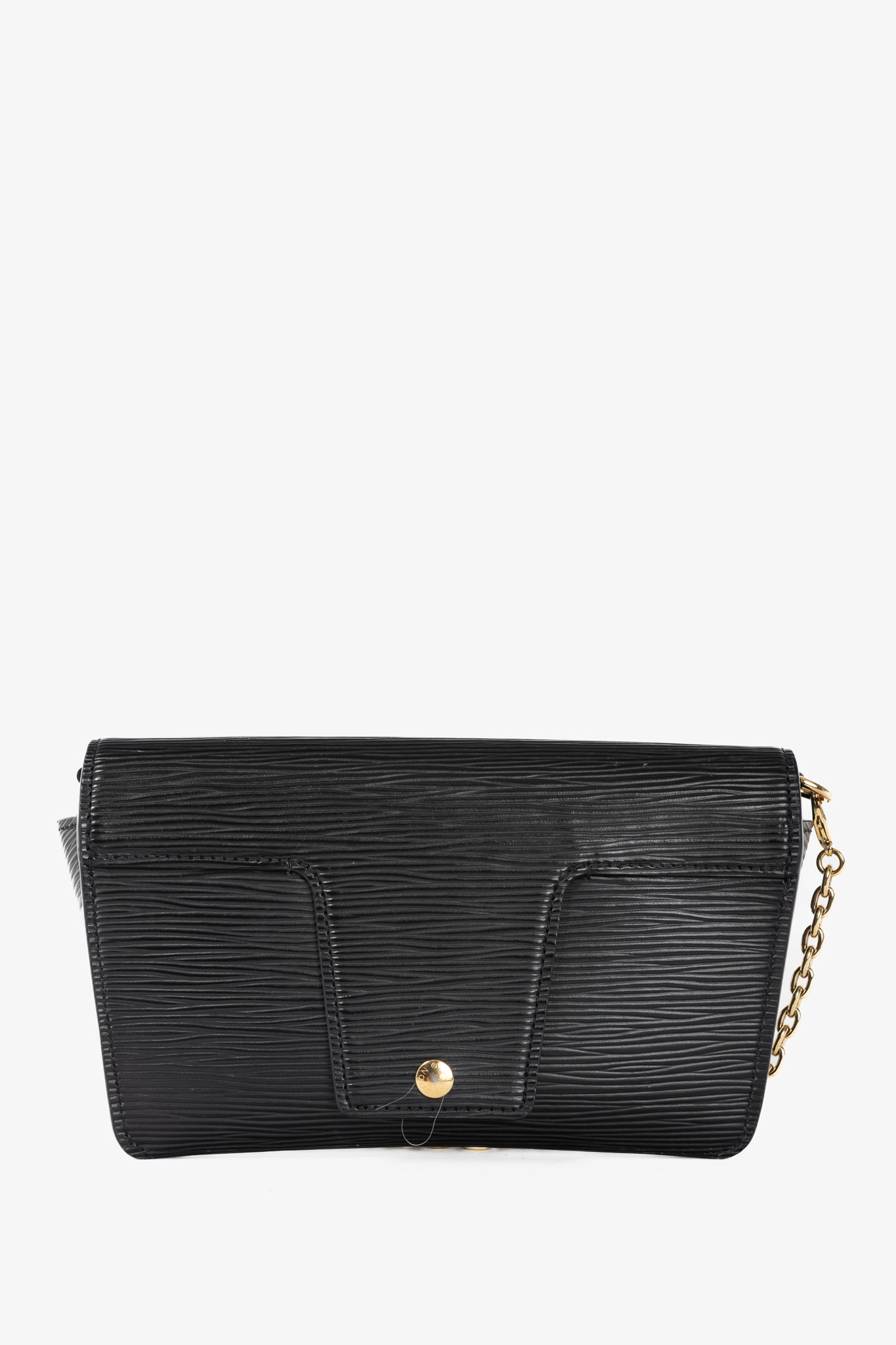 Louis Vuitton Padlock on Strap Black Epi Crossbody Belt Bag