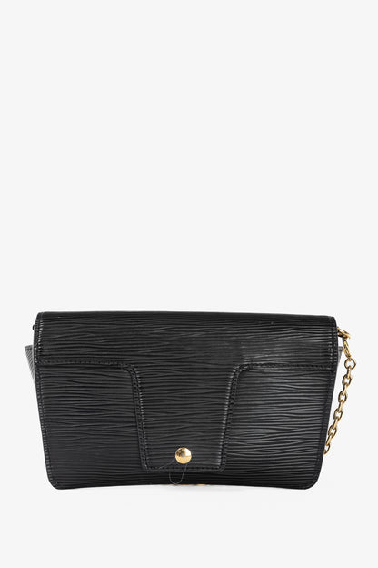 Louis Vuitton Padlock on Strap Black Epi Crossbody Belt Bag