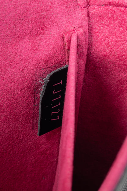 Louis Vuitton Felicie Noir & Fuchsia Epi Leather Pochette