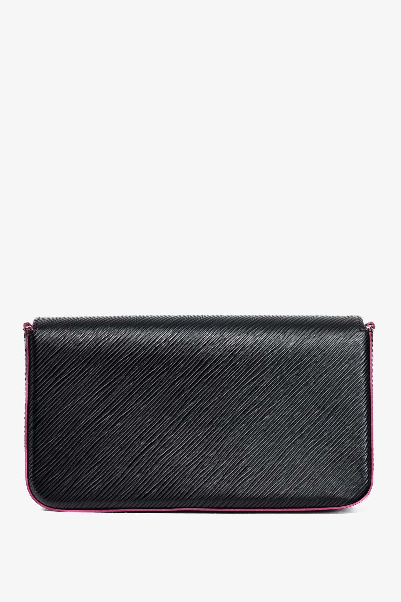 Louis Vuitton Felicie Noir & Fuchsia Epi Leather Pochette