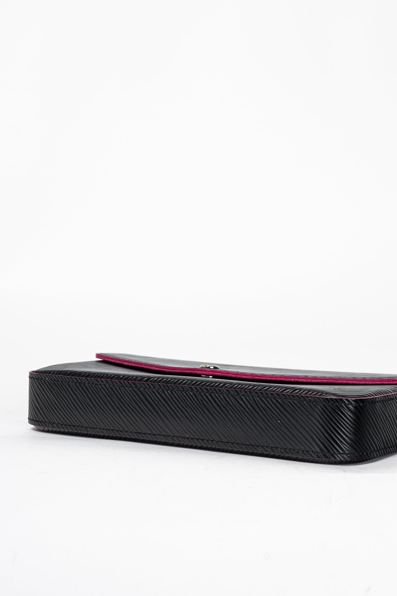Louis Vuitton Felicie Noir & Fuchsia Epi Leather Pochette