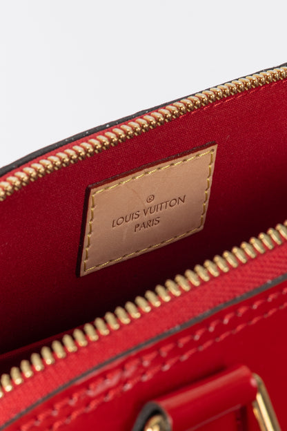 Louis Vuitton Alma BB Cerise Monogram Vernis Tote