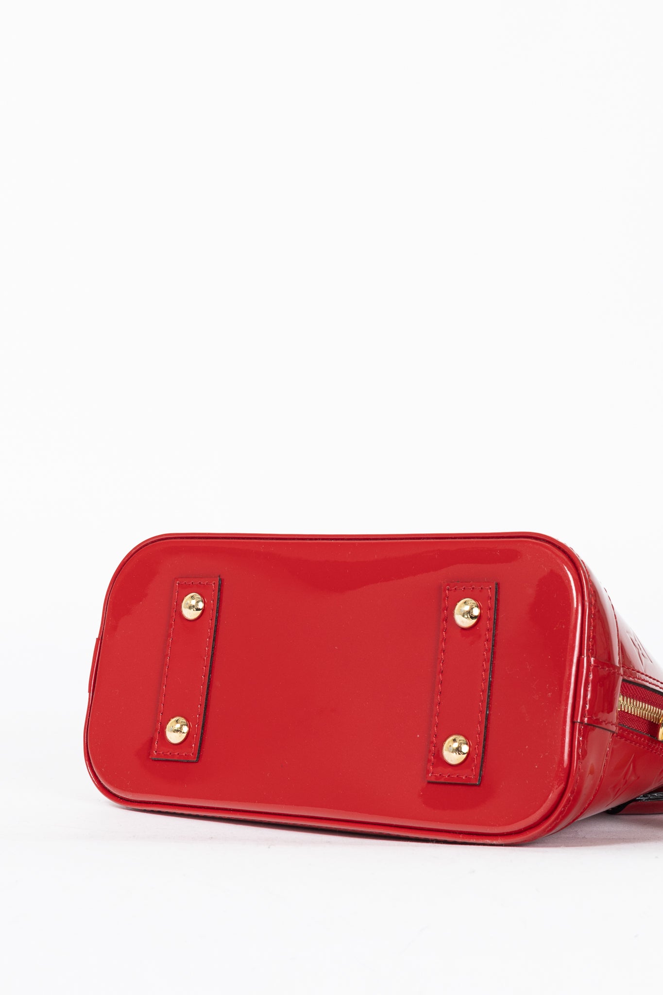 Louis Vuitton Alma BB Cerise Monogram Vernis Tote