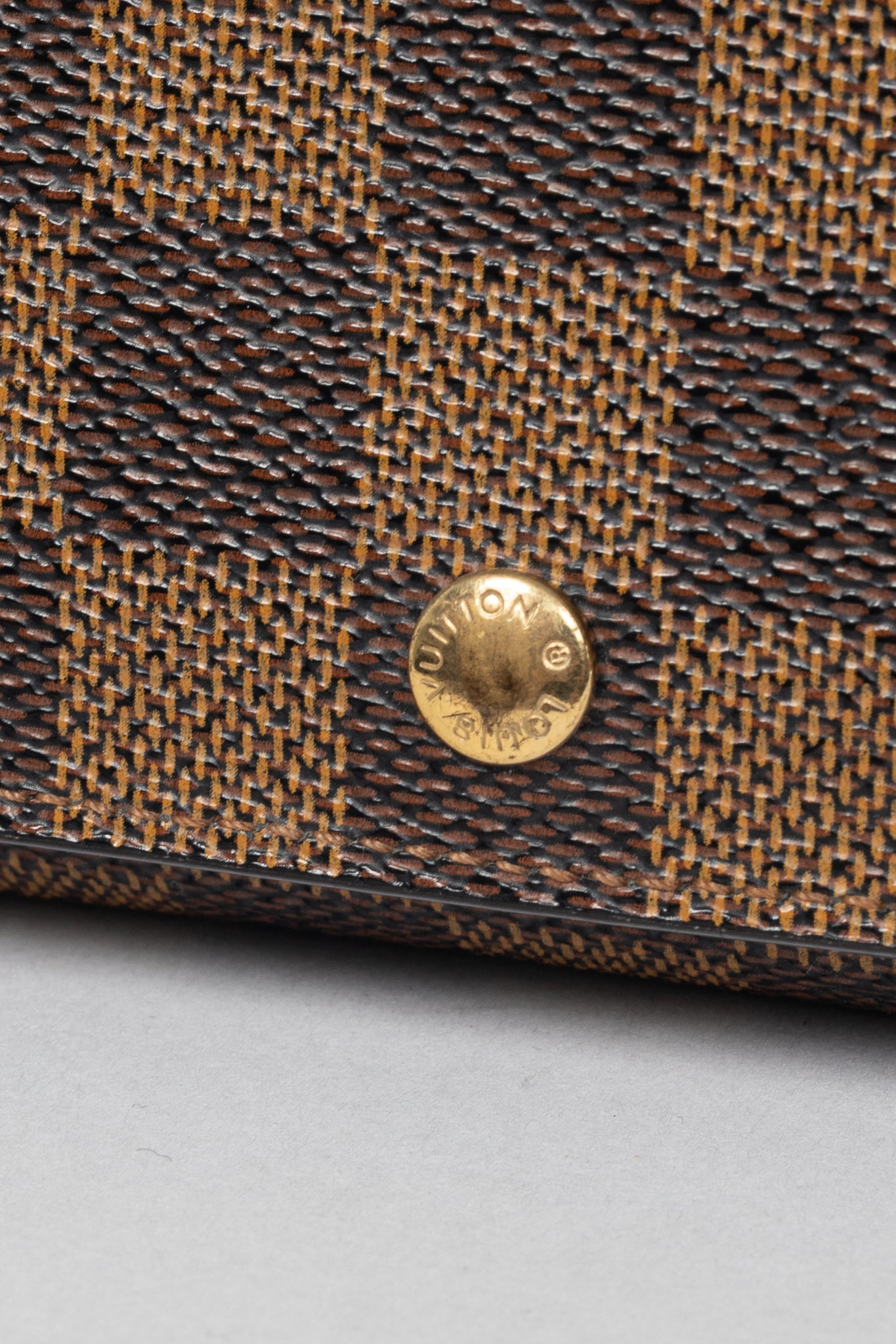 Louis Vuitton Tresor Damier Ebene Canvas Porte-Monnaie Billets Wallet