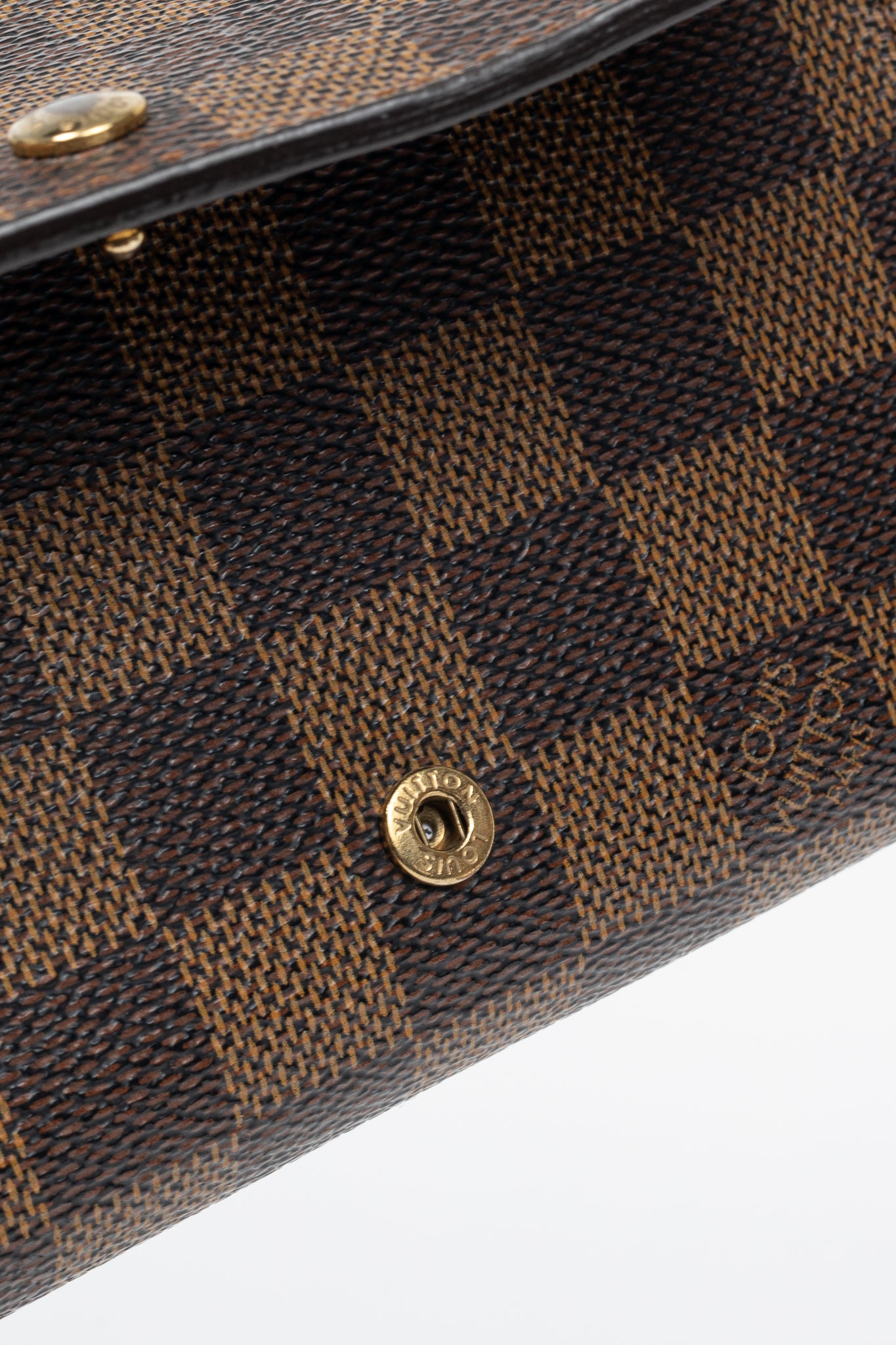 Louis Vuitton Tresor Damier Ebene Canvas Porte-Monnaie Billets Wallet