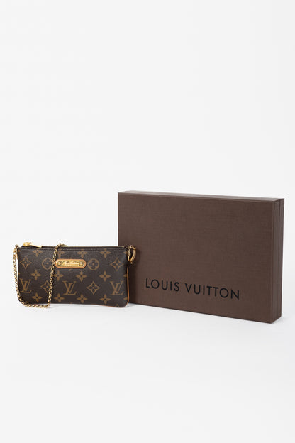 Louis Vuitton Milla MM Monogram Canvas Pochette