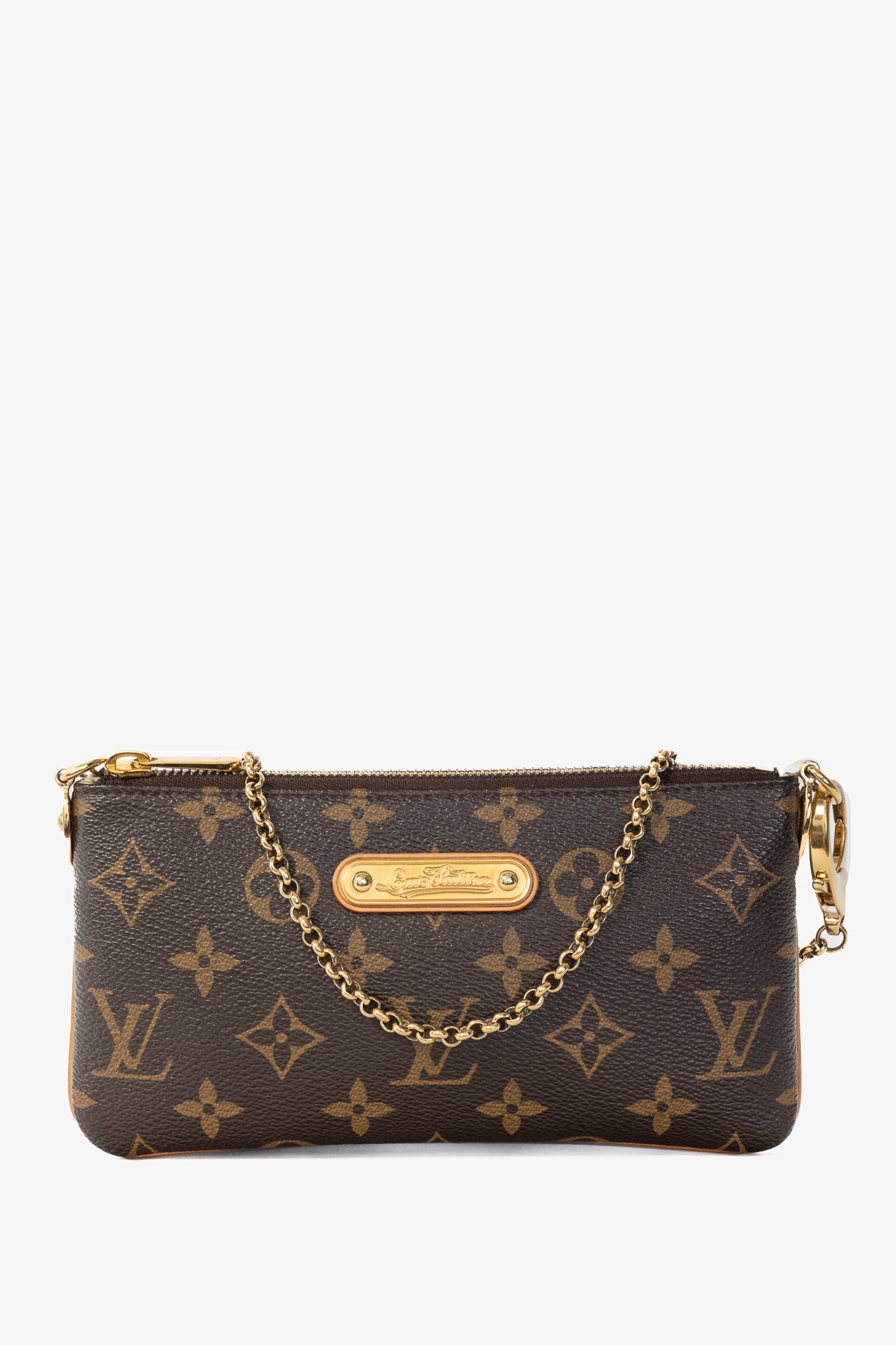 Louis Vuitton Milla MM Monogram Canvas Pochette