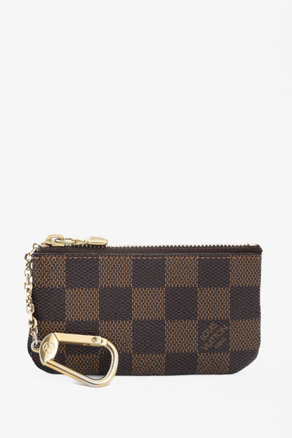Louis Vuitton Damier Ebene Canvas Key Pouch
