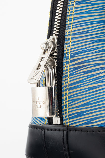 Louis Vuitton Alma BB Denim Epi Leather Tote