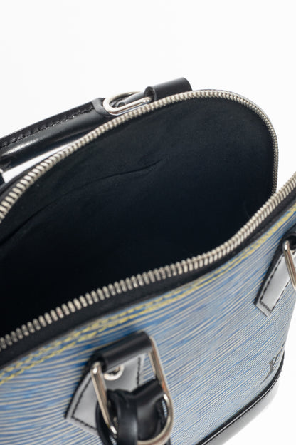 Louis Vuitton Alma BB Denim Epi Leather Tote