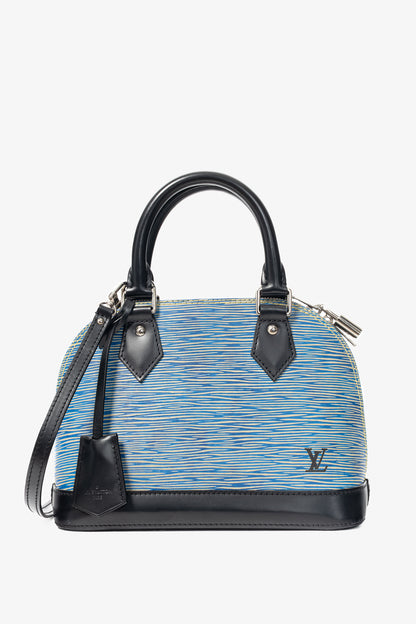 Louis Vuitton Alma BB Denim Epi Leather Tote