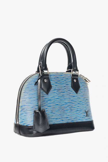 Louis Vuitton Alma BB Denim Epi Leather Tote