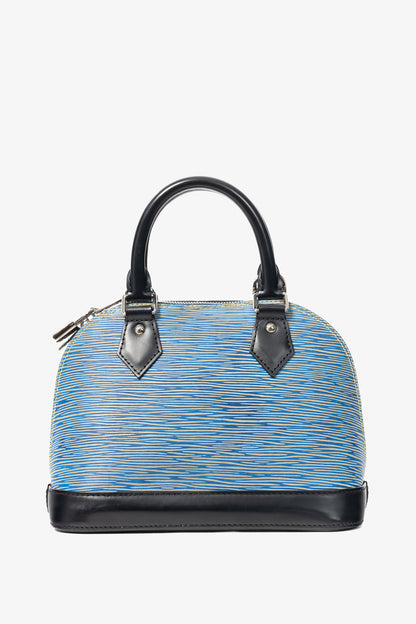 Louis Vuitton Alma BB Denim Epi Leather Tote
