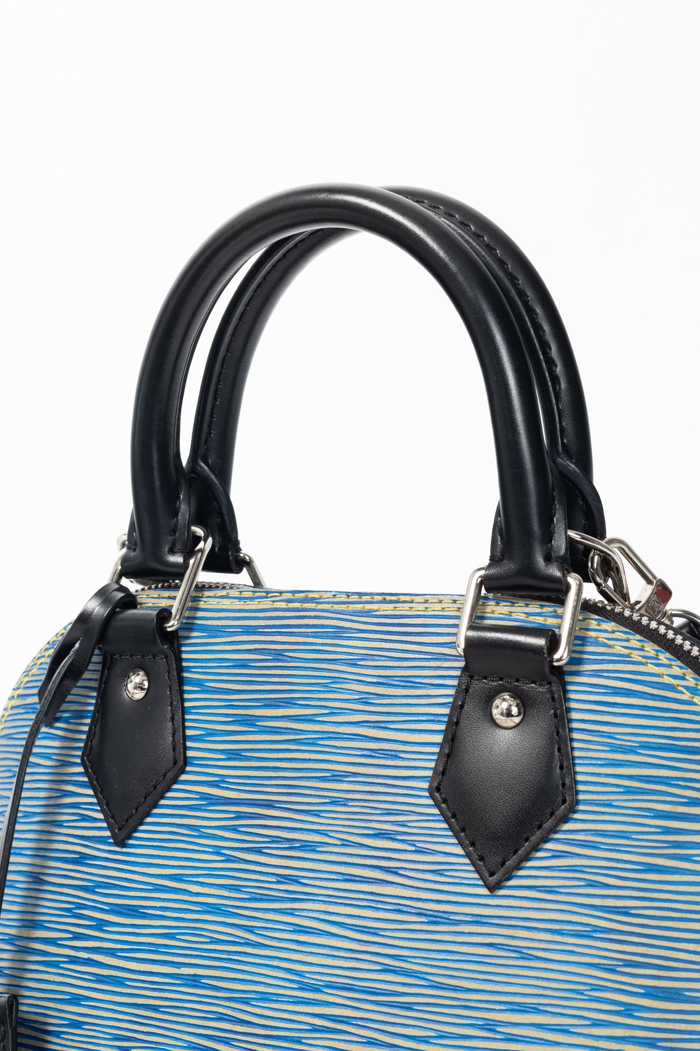 Louis Vuitton Alma BB Denim Epi Leather Tote