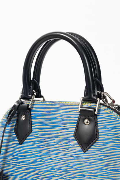 Louis Vuitton Alma BB Denim Epi Leather Tote