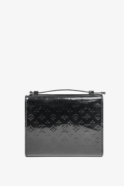 Louis Vuitton Anouchka PM Black Mini Monogram Glace Leather Wallet