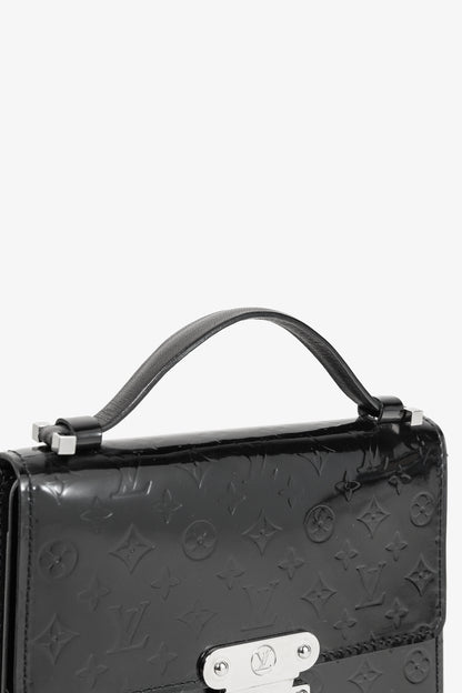 Louis Vuitton Anouchka PM Black Mini Monogram Glace Leather Wallet