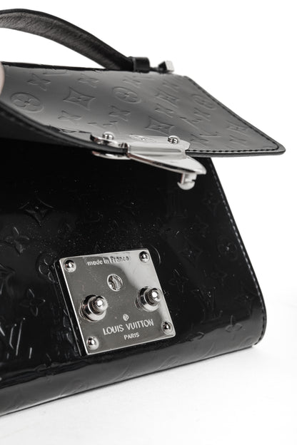 Louis Vuitton Anouchka PM Black Mini Monogram Glace Leather Wallet
