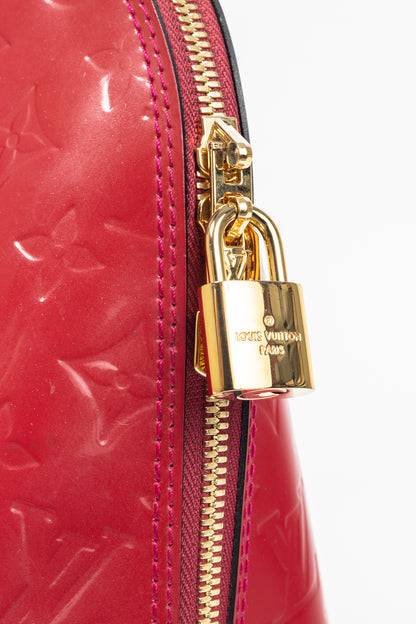 Louis Vuitton Alma PM Indian Rose Monogram Vernis Tote