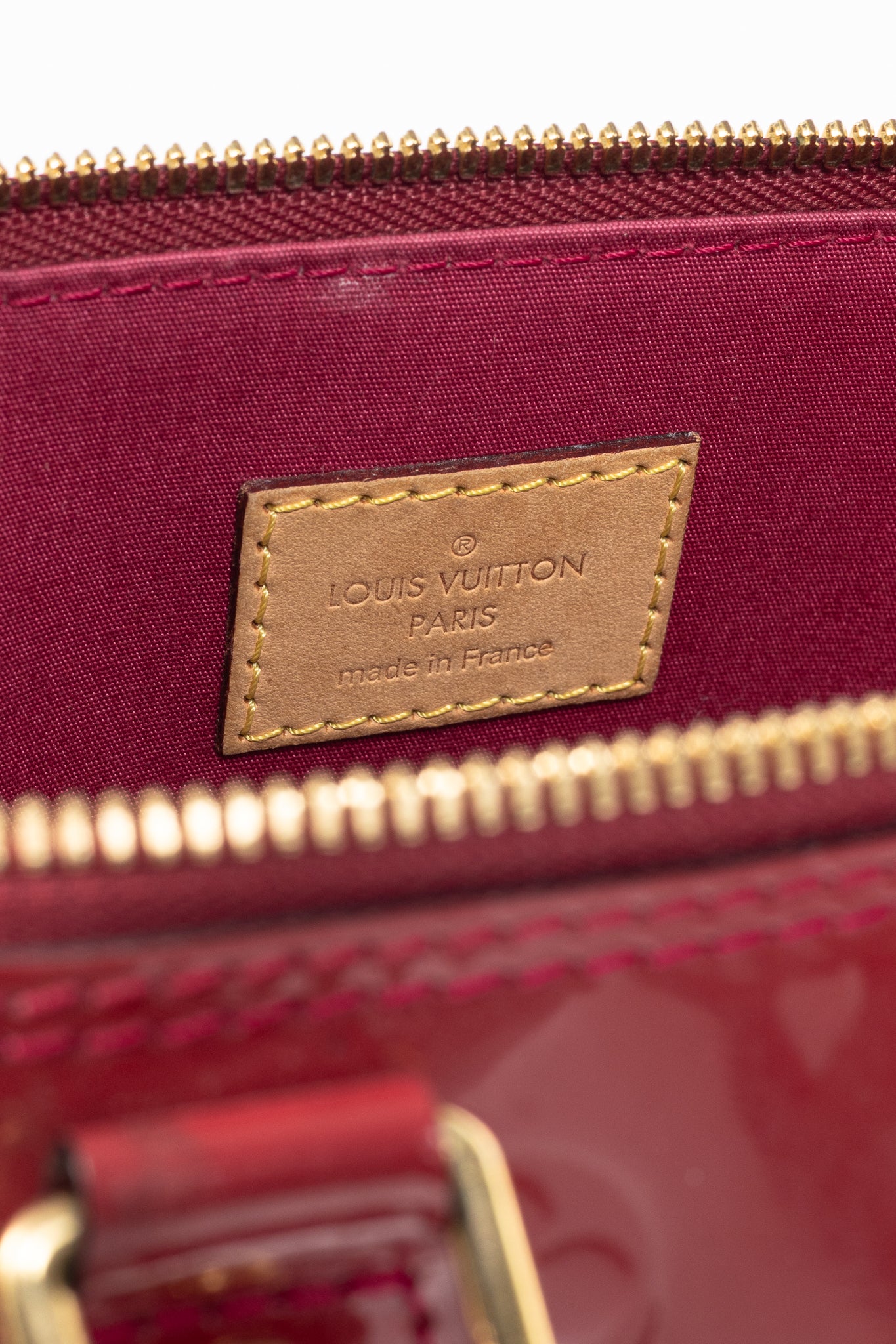 Louis Vuitton Alma PM Indian Rose Monogram Vernis Tote