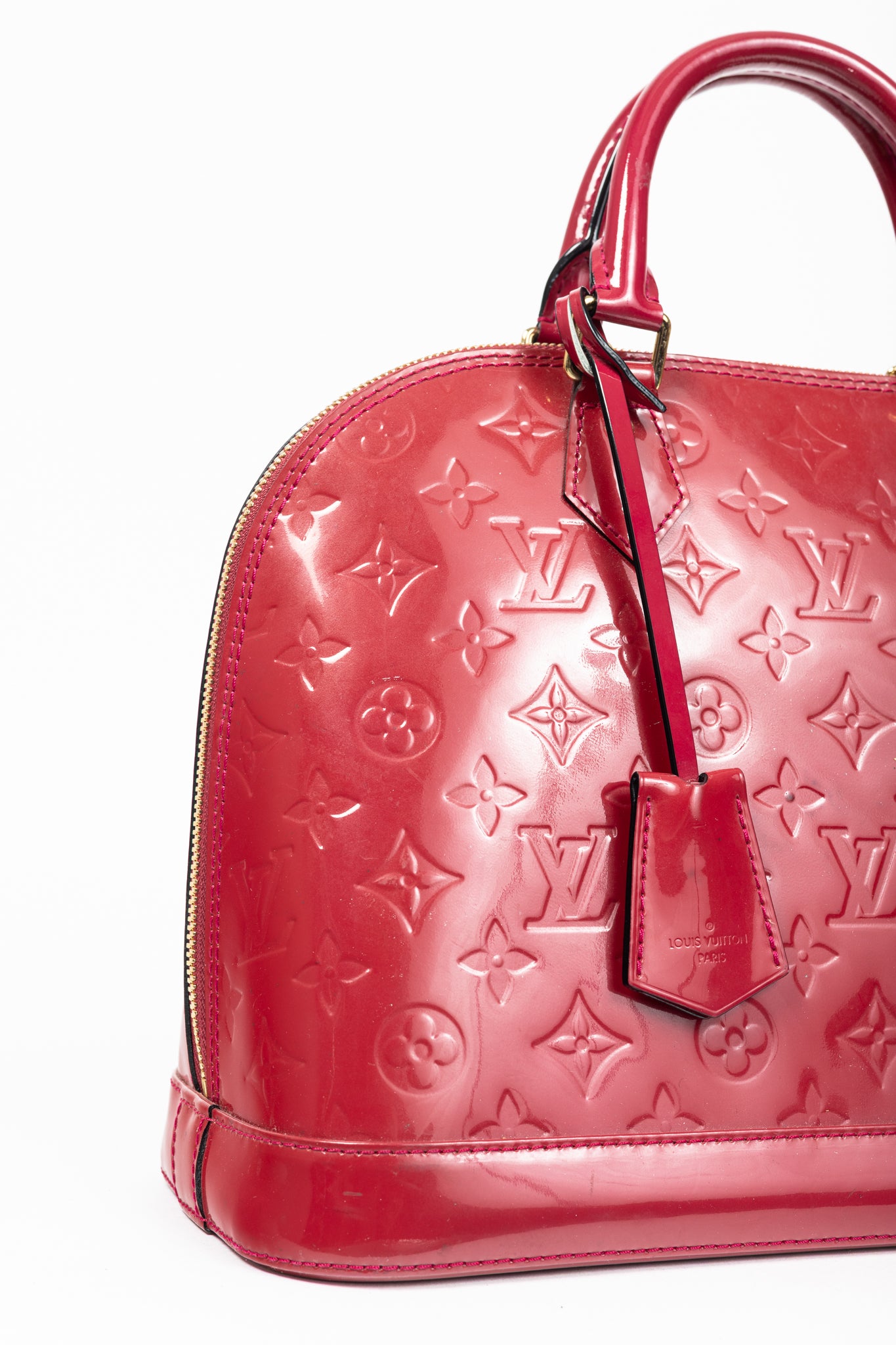Louis Vuitton Alma PM Indian Rose Monogram Vernis Tote