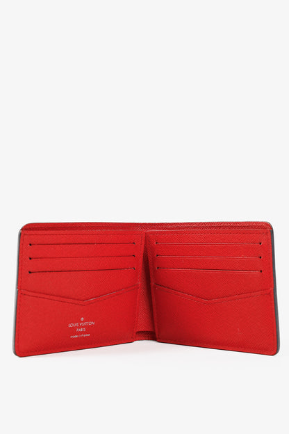 Louis Vuitton X Supreme Slender Red Epi Leather Billfold Wallet