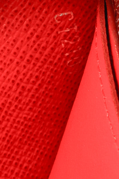 Louis Vuitton X Supreme Slender Red Epi Leather Billfold Wallet