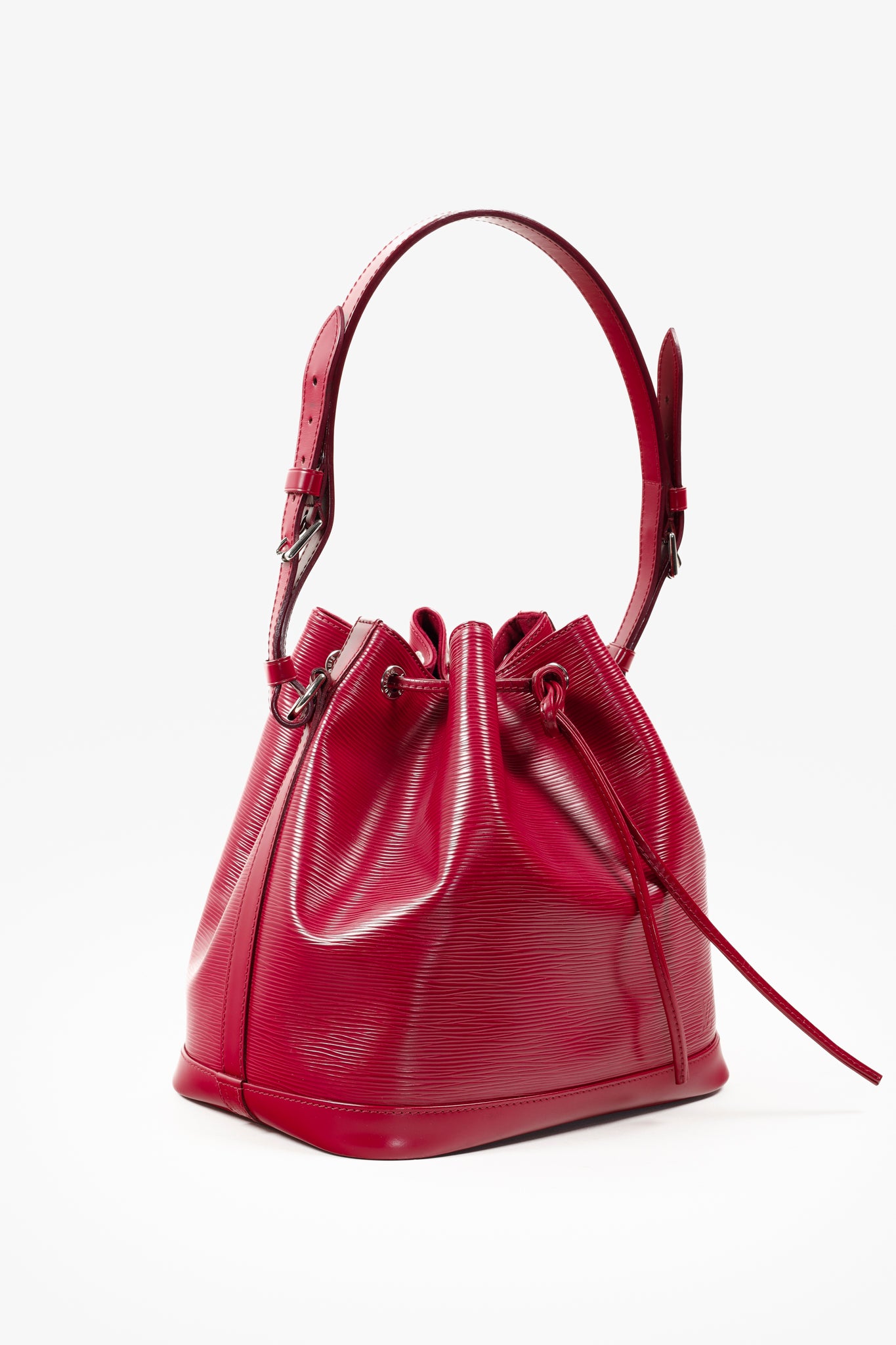 Louis Vuitton Wine Red Epi Leather Petit Noe Bag