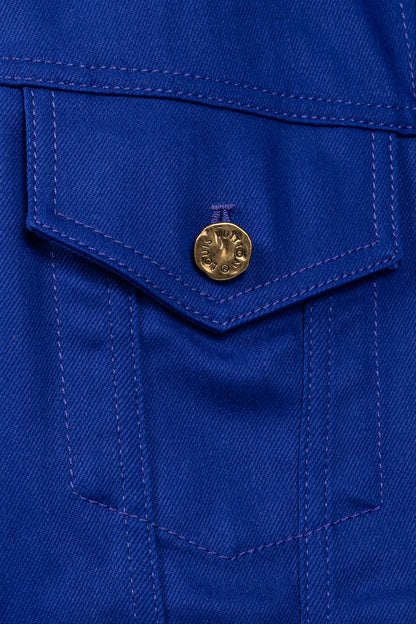 Louis Vuitton Staples Edition DNA Denim Cobalt Blue Jacket
