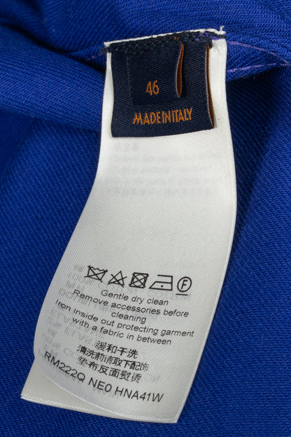 Louis Vuitton Staples Edition DNA Denim Cobalt Blue Jacket