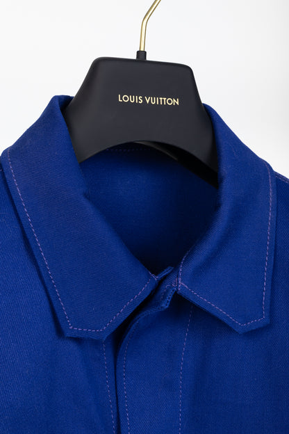 Louis Vuitton Staples Edition DNA Denim Cobalt Blue Jacket