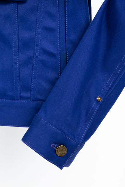 Louis Vuitton Staples Edition DNA Denim Cobalt Blue Jacket