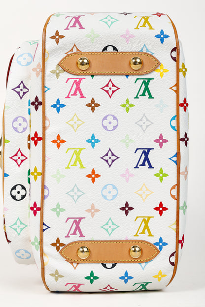 Louis Vuitton x Takashi Murakami Rita White Multicolore Monogram Shoulder Bag