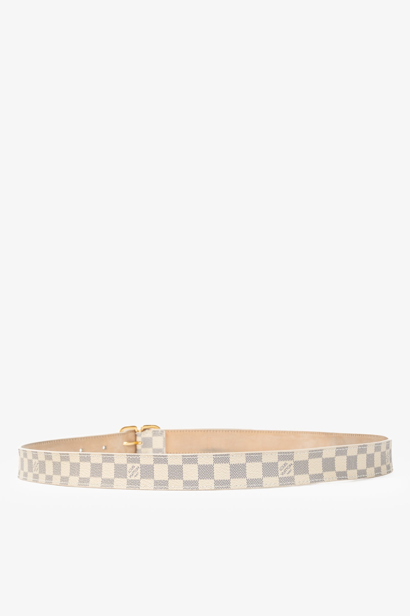 Louis Vuitton Damier Azur Canvas Mini Belt