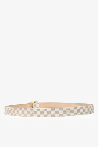 Louis Vuitton Damier Azur Canvas Mini Belt