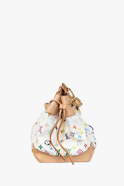 Louis Vuitton x Takashi Murakami Ursula White Multicolore Monogram Handbag