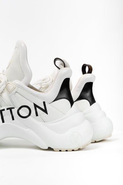 Louis Vuitton Archlight White & Black Signature Chunky Sneakers