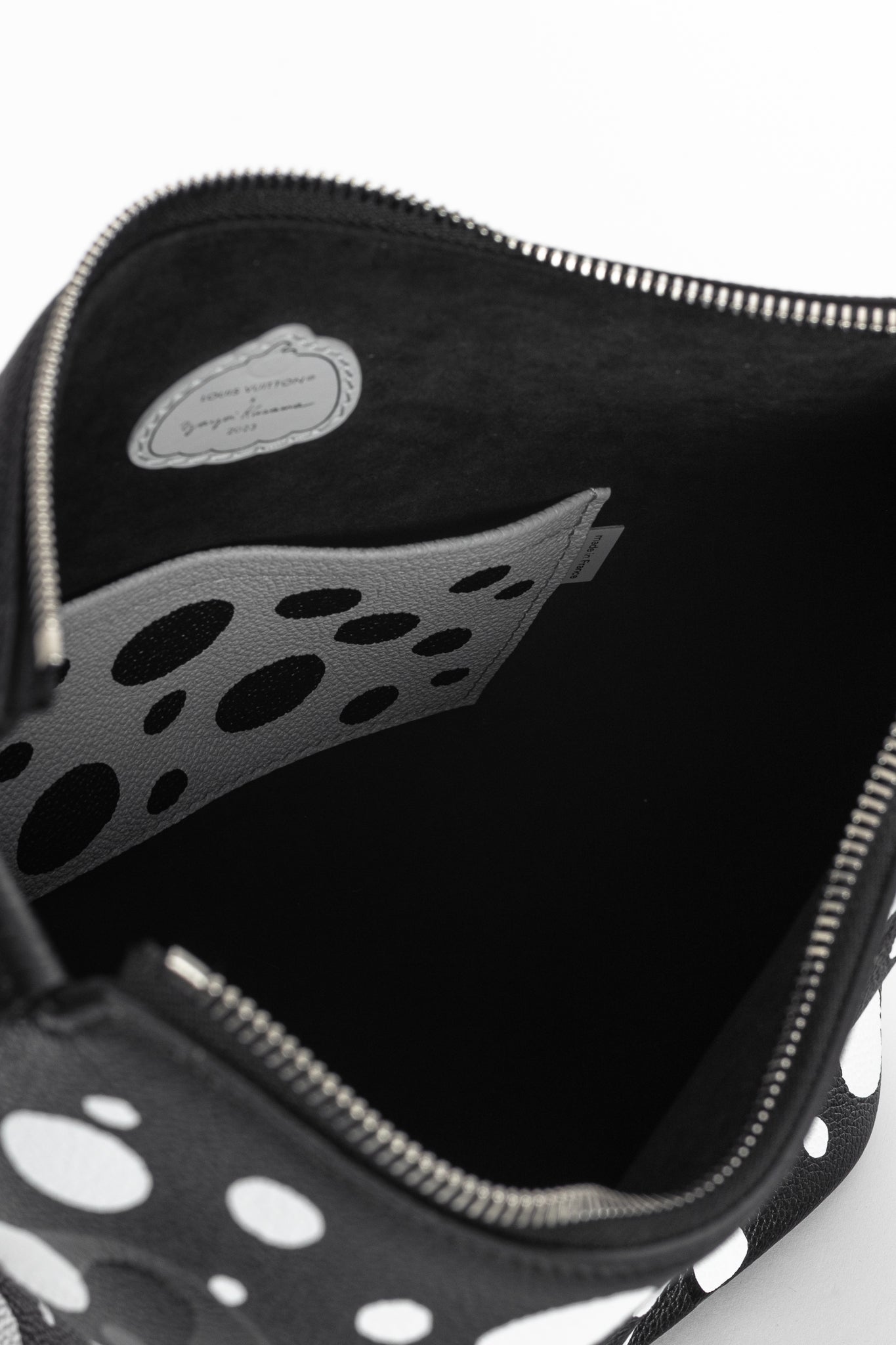 Louis Vuitton x Yayoi Kusama Marshmallow PM Black & White Infinity Dots Monogram Empreinte Handbag