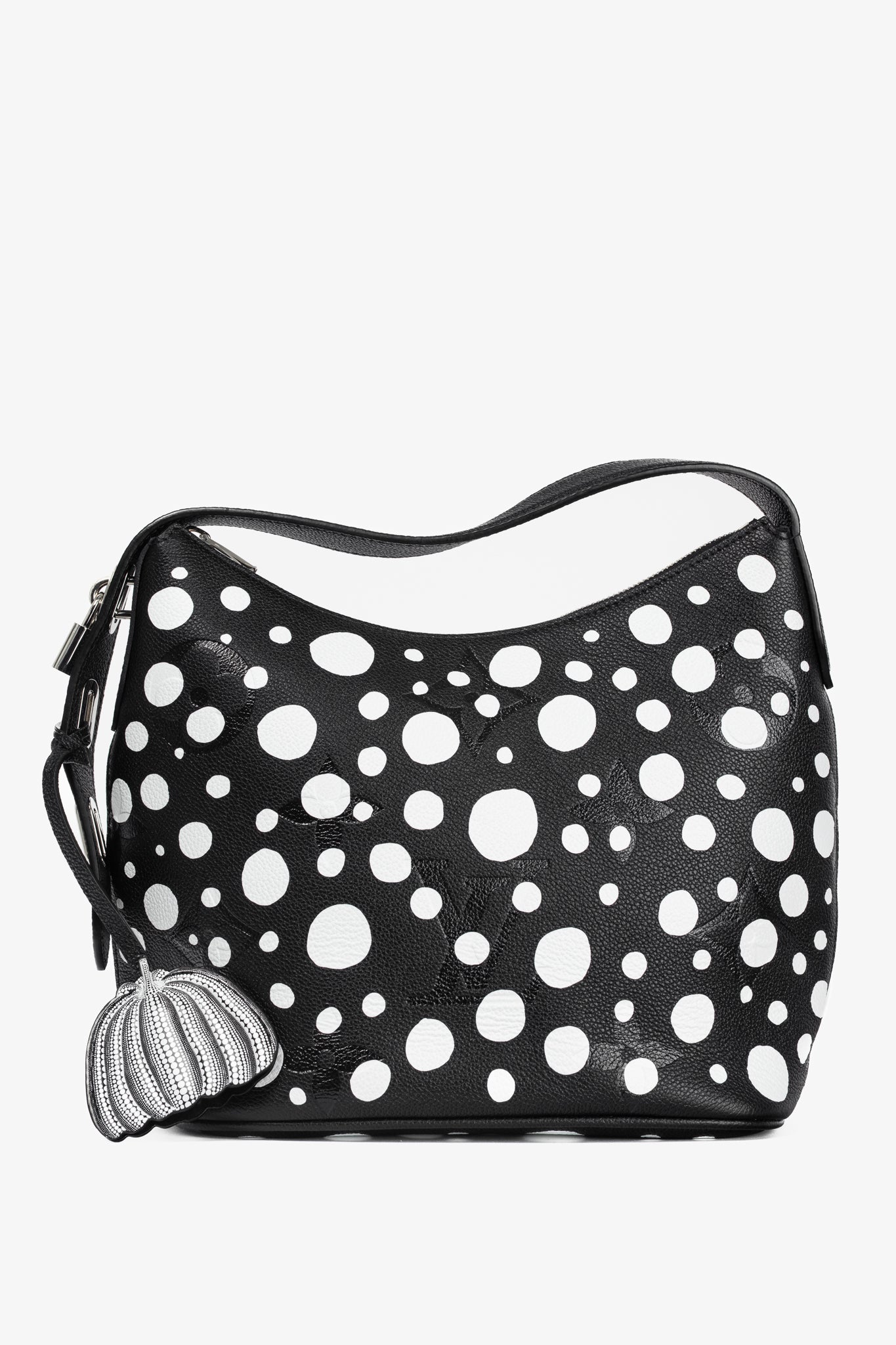 Louis Vuitton x Yayoi Kusama Marshmallow PM Black & White Infinity Dots Monogram Empreinte Handbag