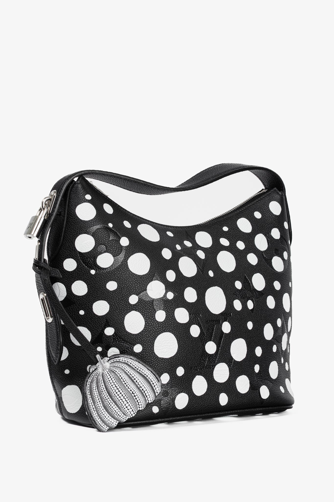 Louis Vuitton x Yayoi Kusama Marshmallow PM Black & White Infinity Dots Monogram Empreinte Handbag