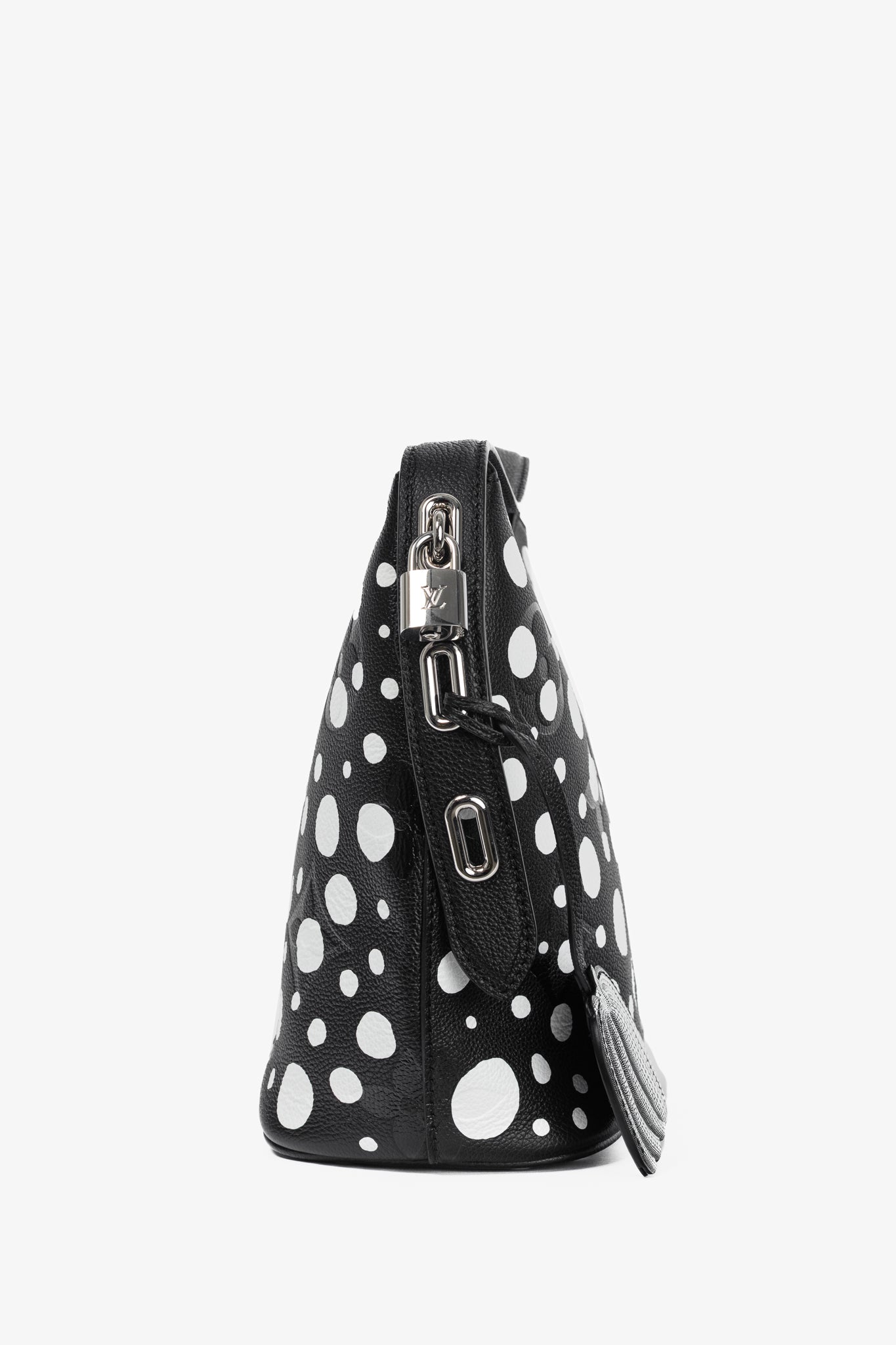 Louis Vuitton x Yayoi Kusama Marshmallow PM Black & White Infinity Dots Monogram Empreinte Handbag