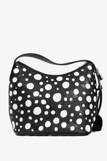 Louis Vuitton x Yayoi Kusama Marshmallow PM Black & White Infinity Dots Monogram Empreinte Handbag