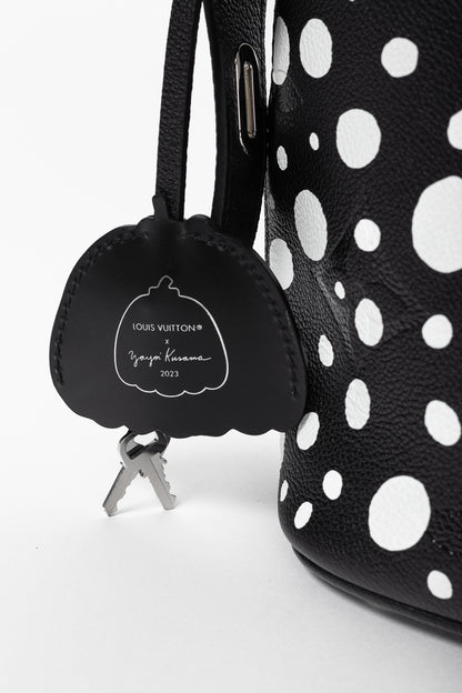 Louis Vuitton x Yayoi Kusama Marshmallow PM Black & White Infinity Dots Monogram Empreinte Handbag