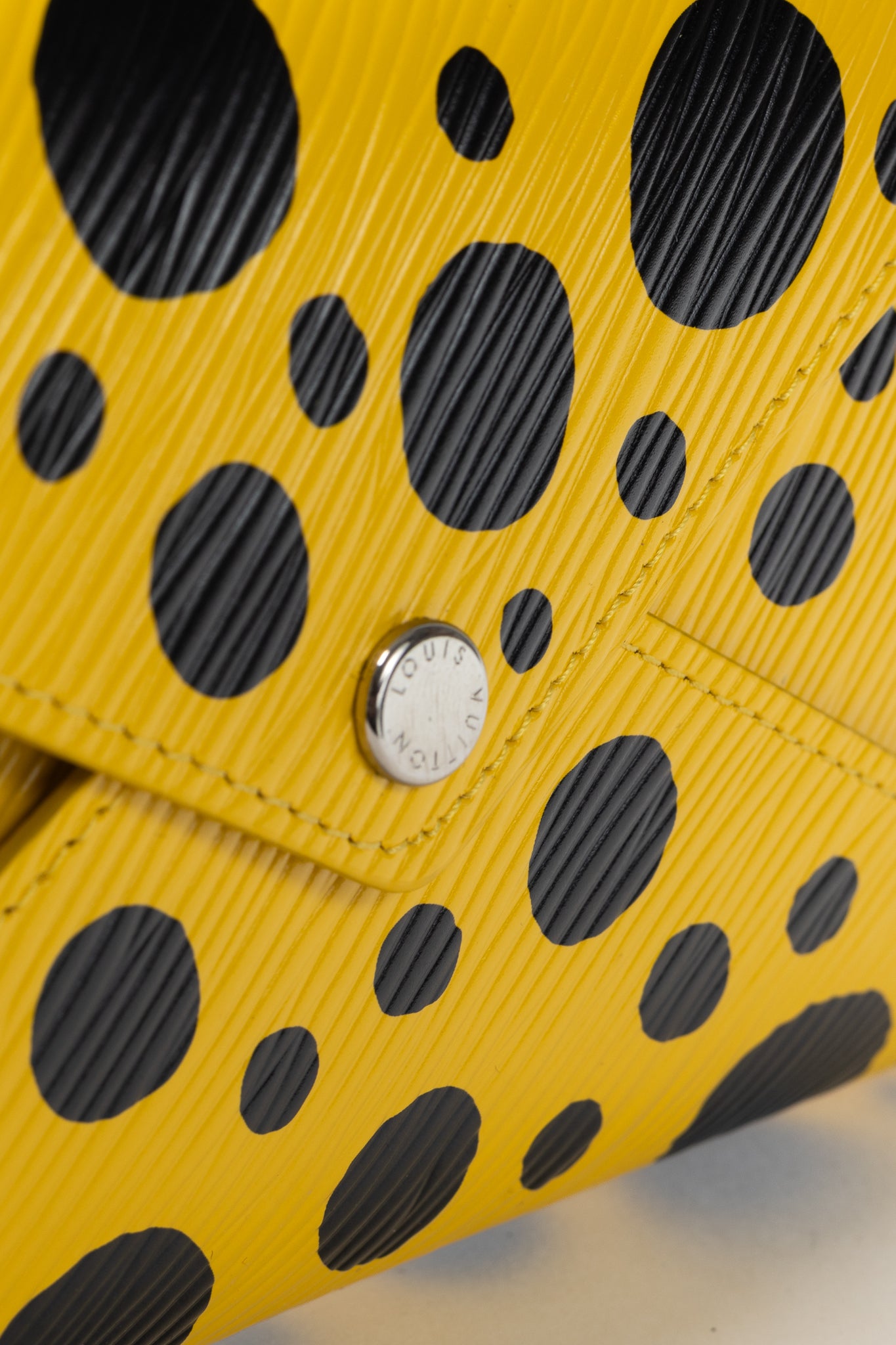 Louis Vuitton x Yayoi Kusama Kirigami Yellow Epi Dotted Pochette