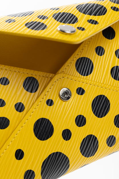 Louis Vuitton x Yayoi Kusama Kirigami Yellow Epi Dotted Pochette