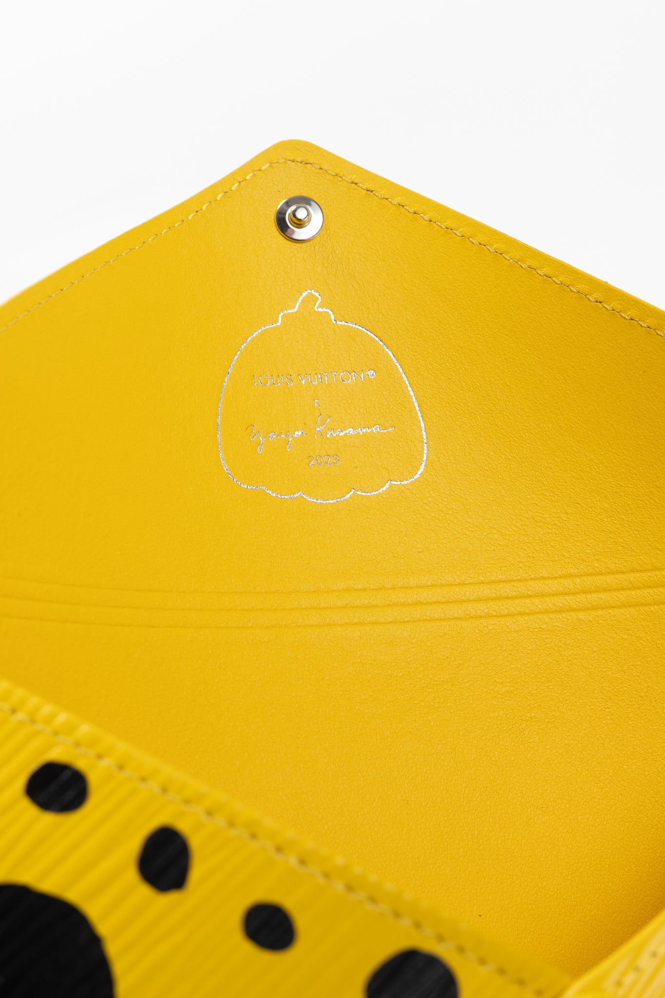 Louis Vuitton x Yayoi Kusama Kirigami Yellow Epi Dotted Pochette