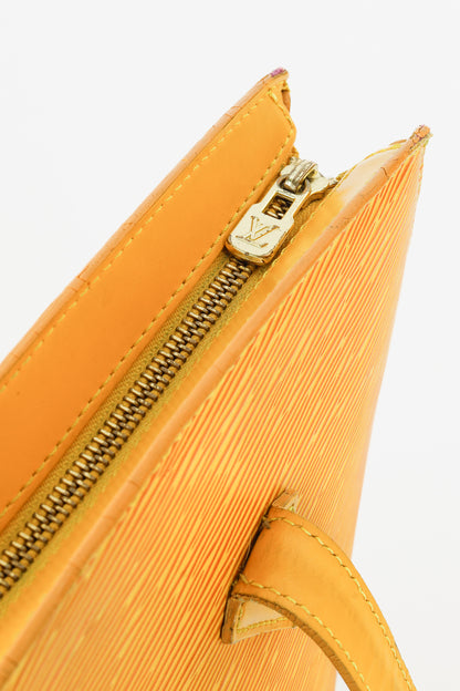 Louis Vuitton Vintage Epi Leather Saint Jacques GM in Marigold Yellow
