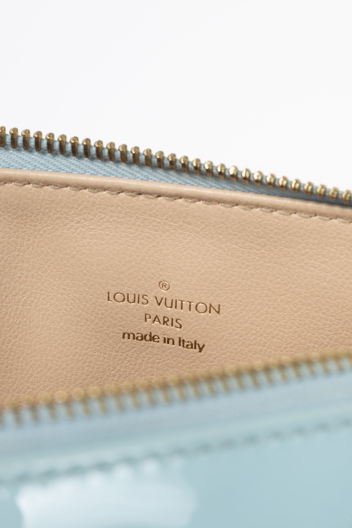 Louis Vuitton Coussin PM Bleu Monogram Vernis Shoulder Bag